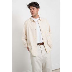 1940s Coverall Jacket Paint - Ecru