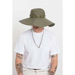 US Army Wide Brim Jungle Hat - Rip Stop Army Green