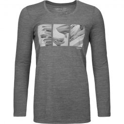 185 Merino Shape Pic Long-Sleeve T-Shirt - Womens