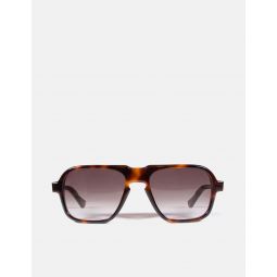 Fraser Sunglasses - Tortoiseshell Brown/Claret Fade