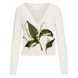 Lily Of The Valley Embroidered Cardigan