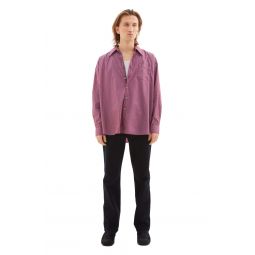 Borrowed Poplin Shirt - Raspberry