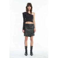 Record skirt - Black shine