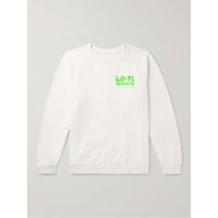 Lo-Fi Logo-Print Cotton-Jersey Sweatshirt