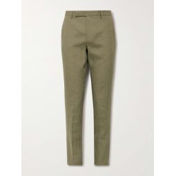 Slim-FIt Linen Suit Trousers