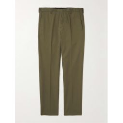 Tapered Organic-Cotton Twill Trousers
