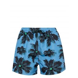 Men Swim Short Palm Burst