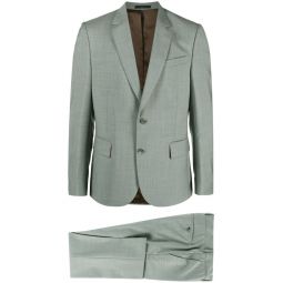 Mens Tailored Fit 2 Button Suit