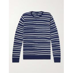 Offshore Striped Wool, Silk and Linen-Blend Sweater