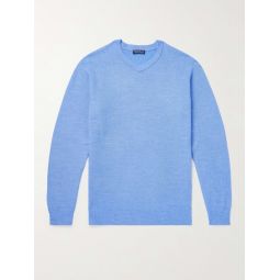 Dover Honeycomb-Knit Merino Wool Sweater