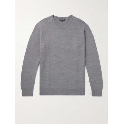 Dover Honeycomb-Knit Merino Wool Sweater