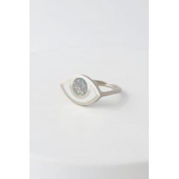 Third Eye Ring - Silver/Opalite