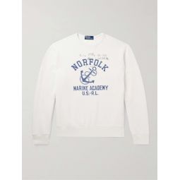 Printed Cotton-Blend Jersey Sweatshirt