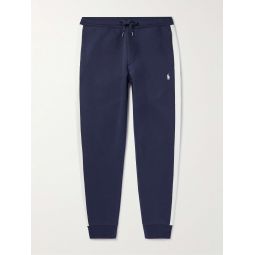 + Wimbledon Tapered Mesh-Trimmed Cotton-Blend Track Pants