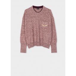 Womens Knitted Sweater Crew Neck
