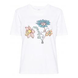 Womens Flower Race T-Shirt