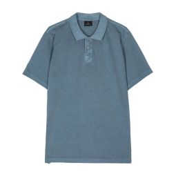 Mens Polo Shirt Acid Wash