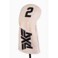 Lifted Leather Cream Fairway Wood Headcover