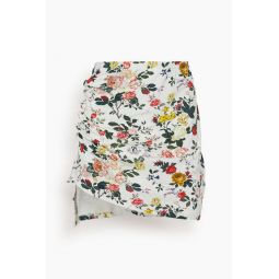 Jupe Knee Skirt in Ivory Rose Gard