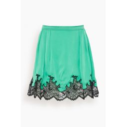 Jupe Mini Skirt in Bright Green