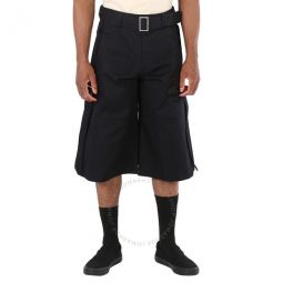 Black Side Tape Buckle Shorts, Brand Size 46 (Waist Size 30)