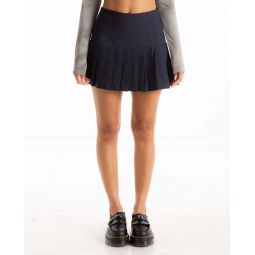 Araceli Mini Skirt - Navy