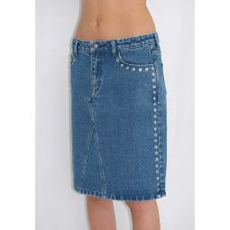 Crowd Skirt - Denim Blue