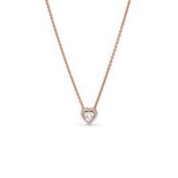 Sparkling Heart Collier Necklace - Pandora Rose