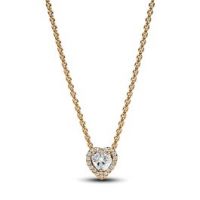 Sparkling Heart Collier Necklace - Pandora Shine