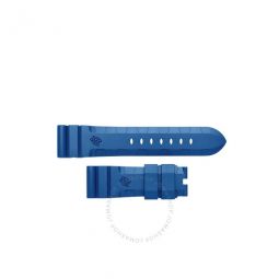 Ladies Blue Rubber Watch Band
