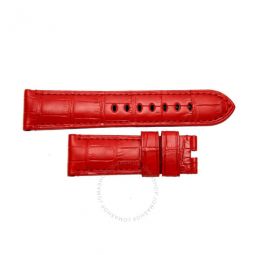 Ladies Matt Red Alligator WatchStraps