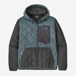 Mens Diamond Quilted Bomber Hoody NUVG