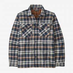 Mens Insulated Organic Cotton Midweight Fjord Flannel Shirt FINN