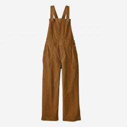 Womens Stand Up Cropped Corduroy Overalls NESB