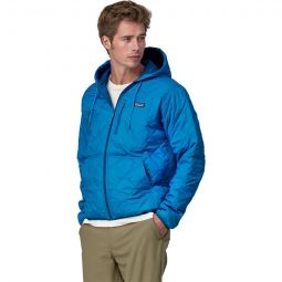 Diamond Quilted Bomber Hooded Jacket - Mens