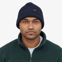 Fishermans Rolled Beanie - Navy Blue