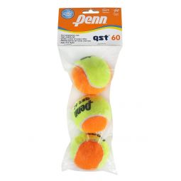 Penn Quick Start Tennis 60 Orange Felt Ball 3 Pack