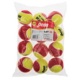 Penn Quick Start Tennis 36 Red Felt Ball 12 Pack