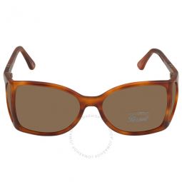 Brown Wrap Unisex Sunglasses