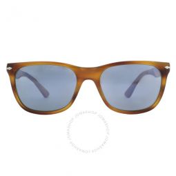 Light Blue Rectangular Unisex Sunglasses