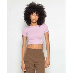 PERSONS Yara Seamless Baby Tee - Lilac