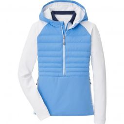 Peter Millar Womens Hooded Merge Pullover Golf Jacket