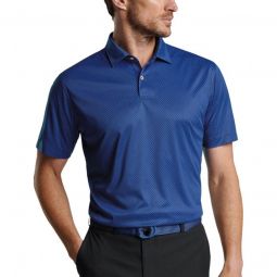 Peter Millar Featherweight Performance Crown Check Golf Polo