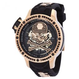 Hyper Sport Automatic Crystal Black Dial Mens Watch