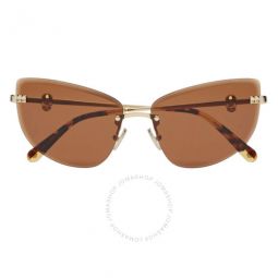 Holly Copper Cat Eye Ladies Sunglasses