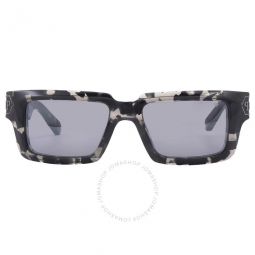 Grey Rectangular Mens Sunglasses