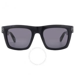 Dark Grey Square Mens Sunglasses