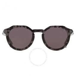 Grey Oval Mens Sunglasses