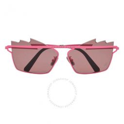 Arya Mirror Pink Irregular Unisex Sunglasses