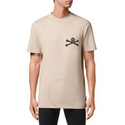 Skeleton Round Neck Cotton T-Shirt, Size X-Large